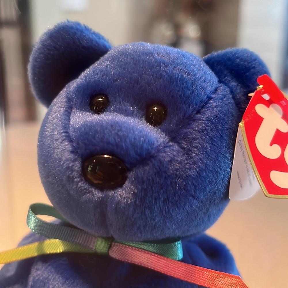 RARE!! Clubby Beanie Baby 1998 Version Mint Condition, in Collector’s Box! - Picture 3 of 10